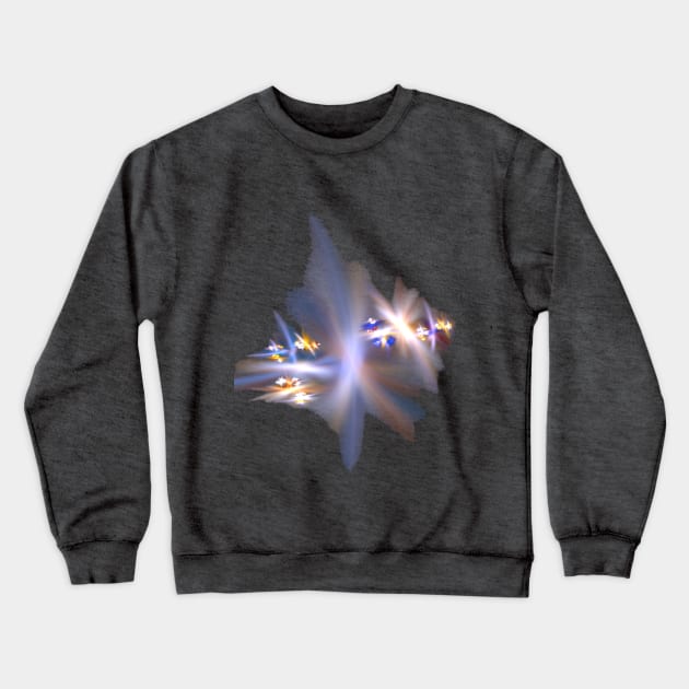 Light Speed Fractal Crewneck Sweatshirt by garrettsgardens